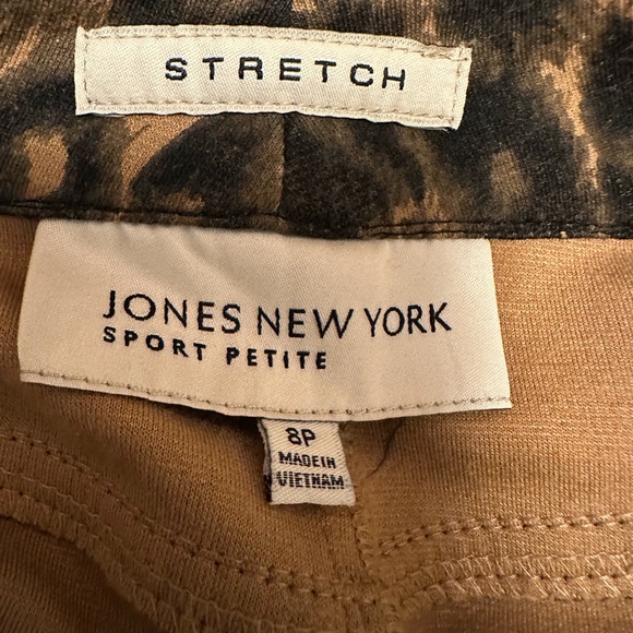 JONES NEW YORK Petite Leopard Stretch Pencil skirt 8P | streetwear grunge office - Picture 12 of 14